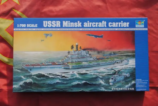 Veilige Betaling Trumpeter 05703 USSR MINSK Russian Navy Aircraft Carrier
